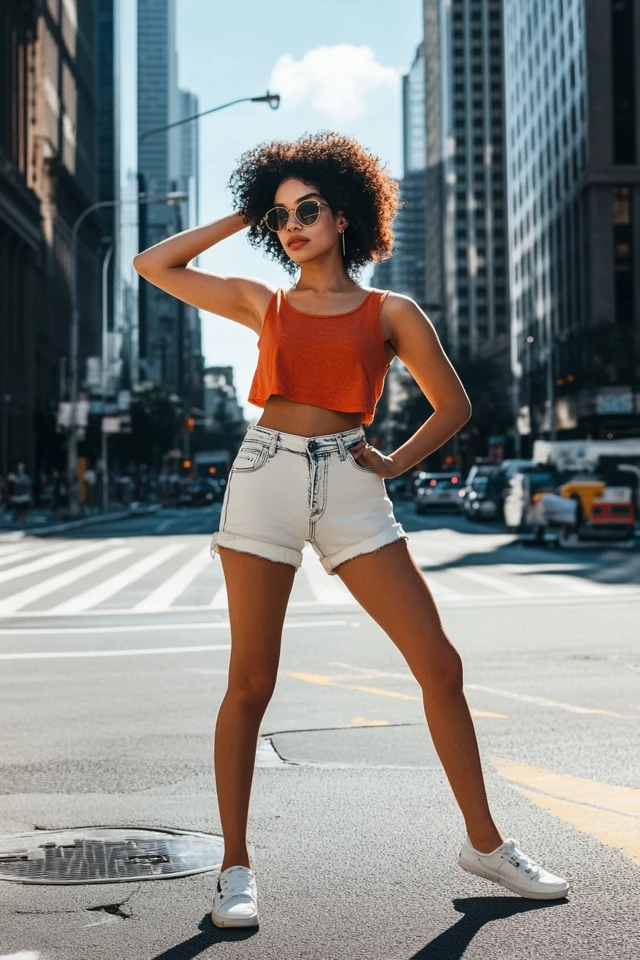 Summer Shorts Styles: Denim, Linen, and High-Waisted Trends