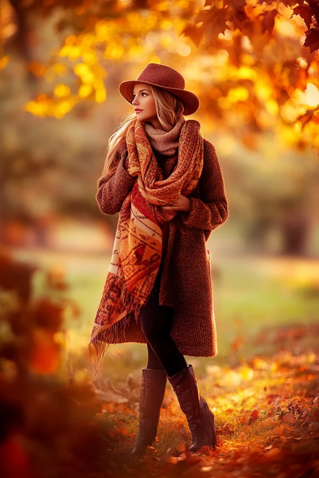 Autumn Accessories: Elevate Your Fall Outfits with Scarves, Hats, and Boots