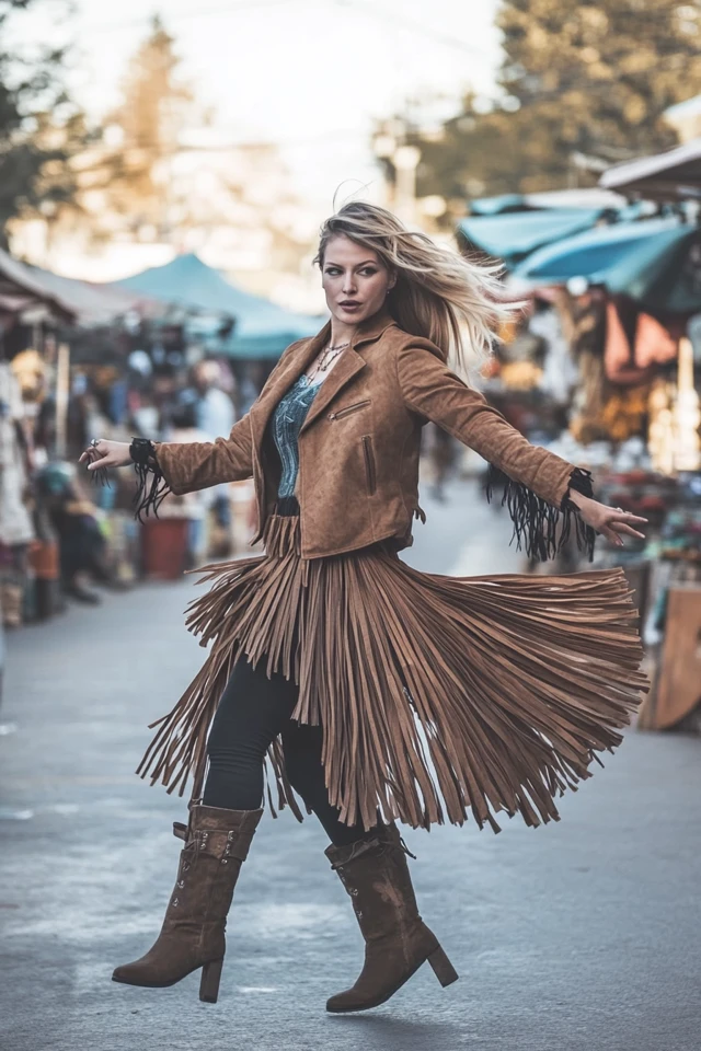 Fringe Fashion: Adding Movement with Textured Details