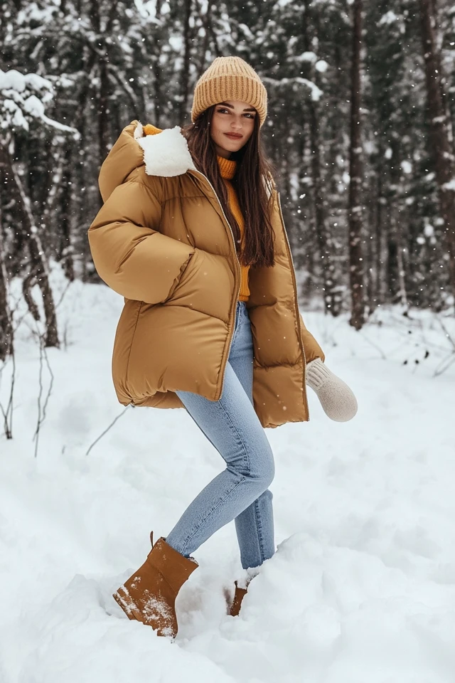 Cozy Puffer Jackets for Snowy Winter Adventures