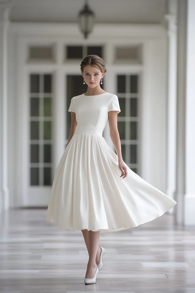 Elegant White Dresses for Baptisms and Christenings