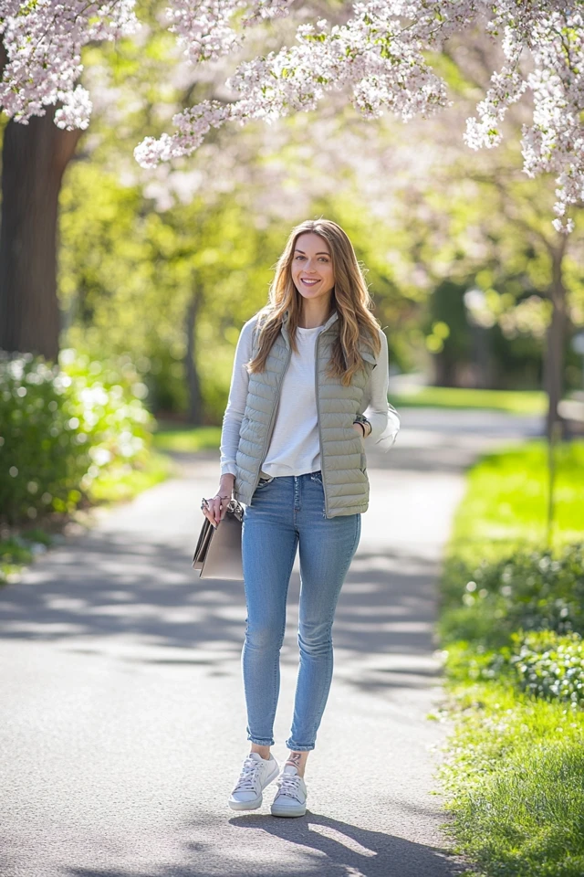 Lightweight Vests for Sunny Yet Chilly Spring Days