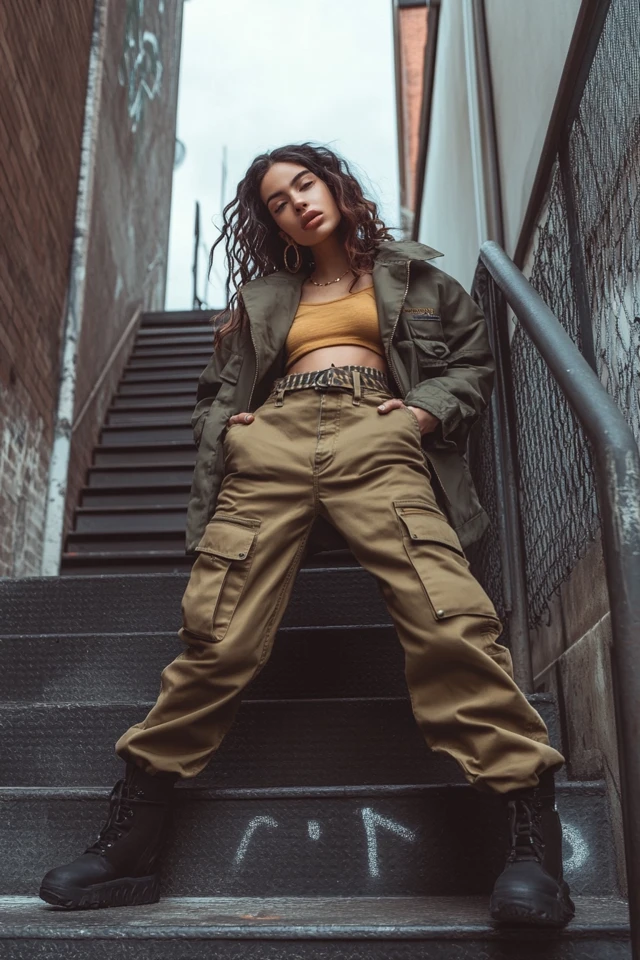 The Return of Cargo Pants for Fall Fashion Trends