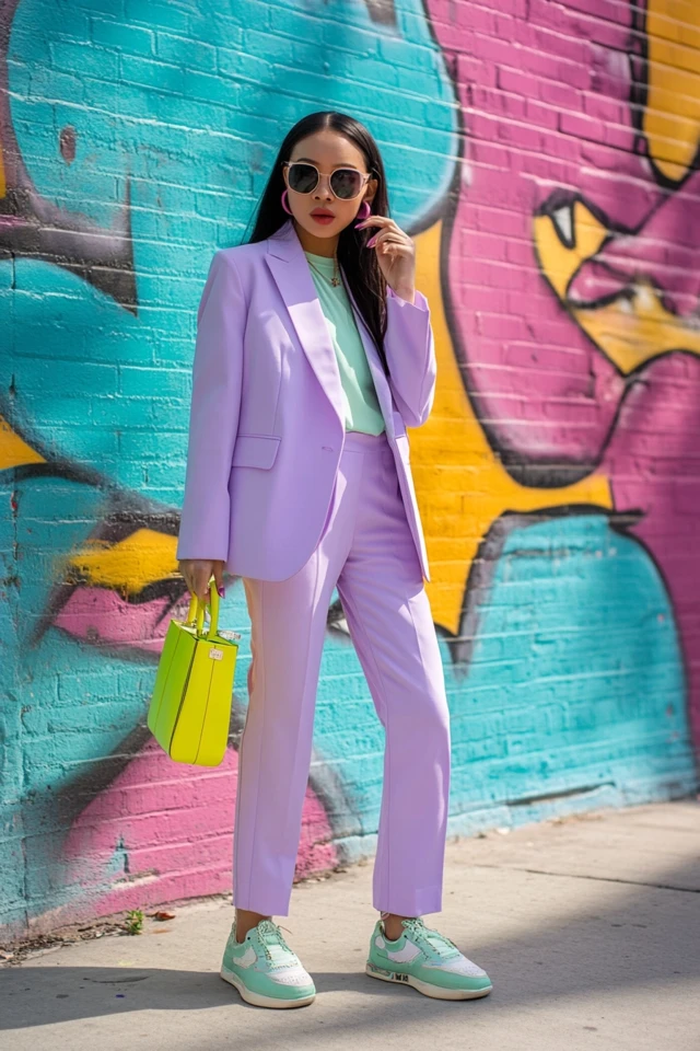 The Best Pastel and Neon Mixes for Street Style Outfits