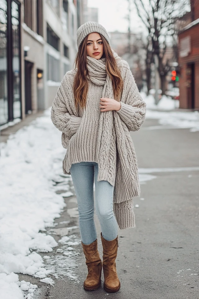 Cozy Oversized Sweaters for Winter Street Style