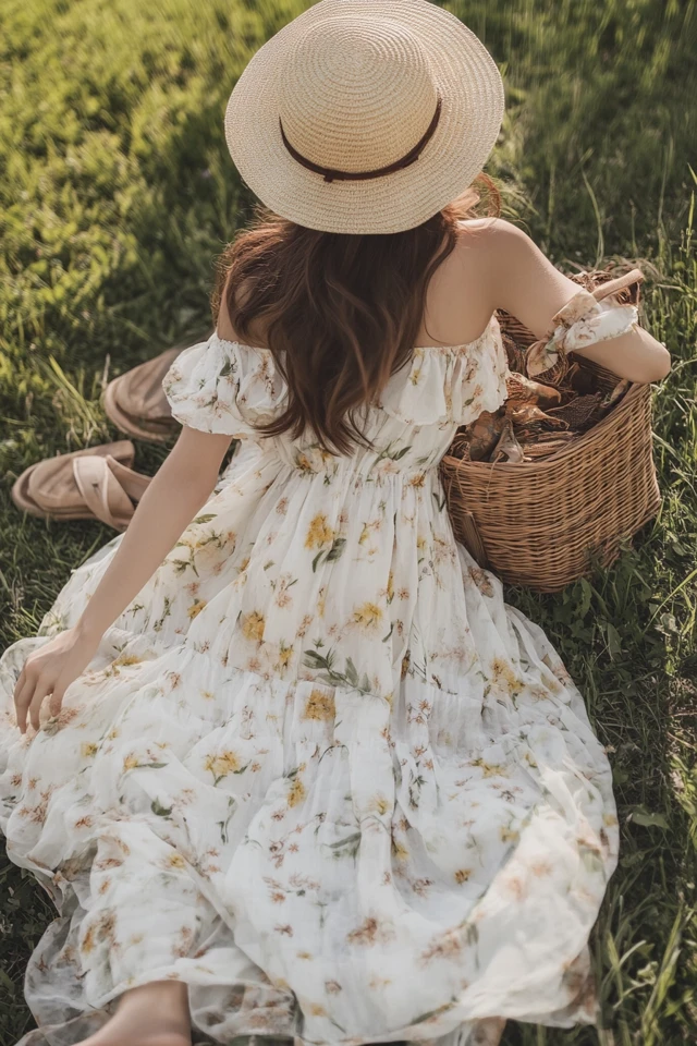 Romantic Picnic Dresses for Outdoor Dates