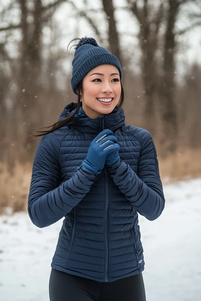 Insulated Gloves for Frosty Winter Runs