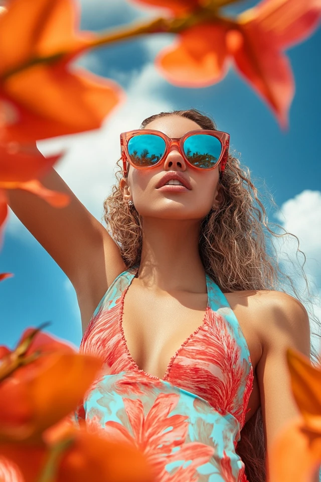 Aqua and Coral Beachwear Color Combinations You’ll Love