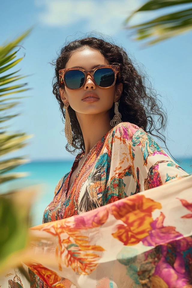 Tropical Cruise Styles with Breezy Kaftans