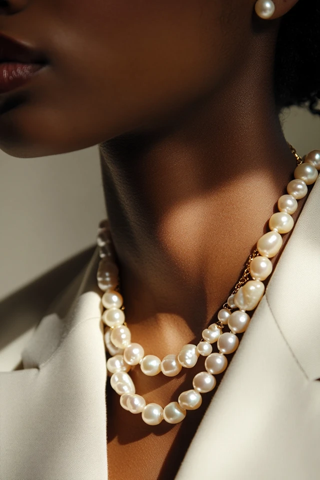 Styling Pearls for a Contemporary Look