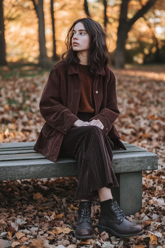 Combining Corduroy and Wool for Cozy Fall Looks