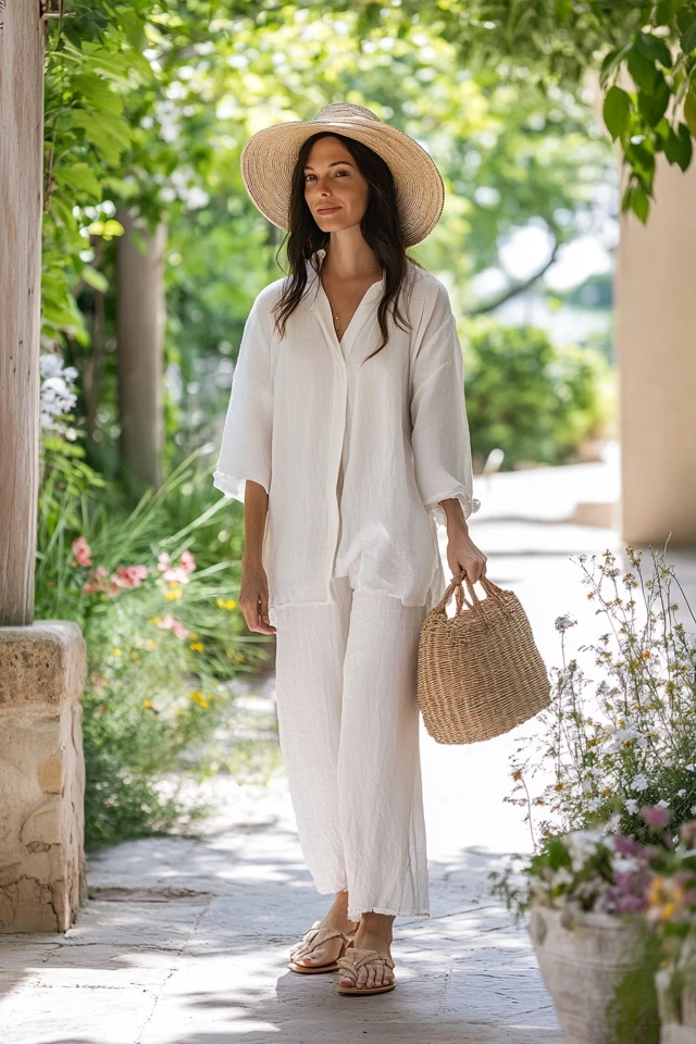 Breezy Linen and Cotton Looks for Spring Wardrobes