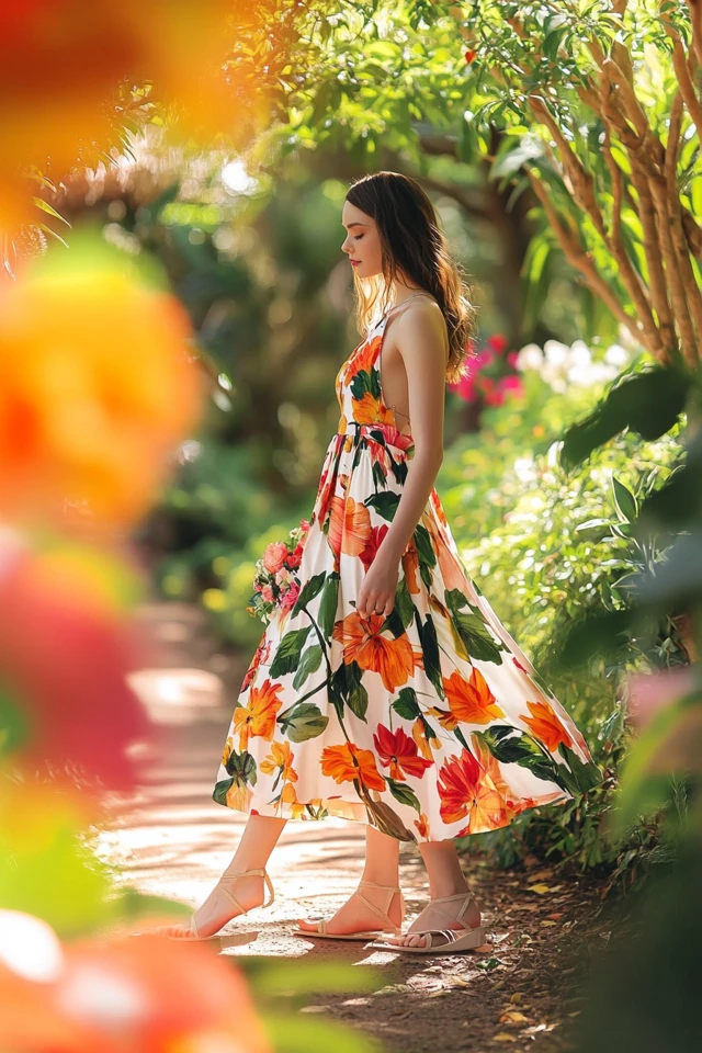 Vibrant Floral Prints for Summer Sundresses