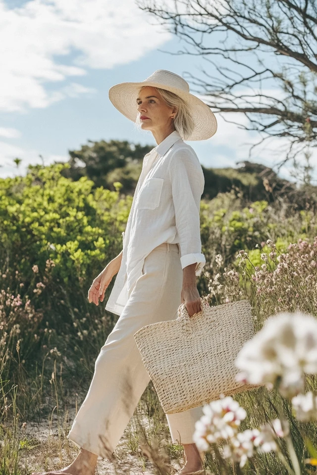 Coastal Grandmother Aesthetic for Spring Fashion: Effortless Elegance Meets Relaxed Luxury