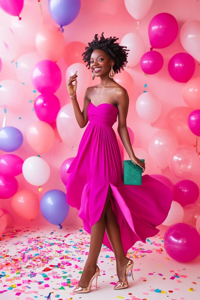 Vibrant Party Dresses for Birthday Celebrations