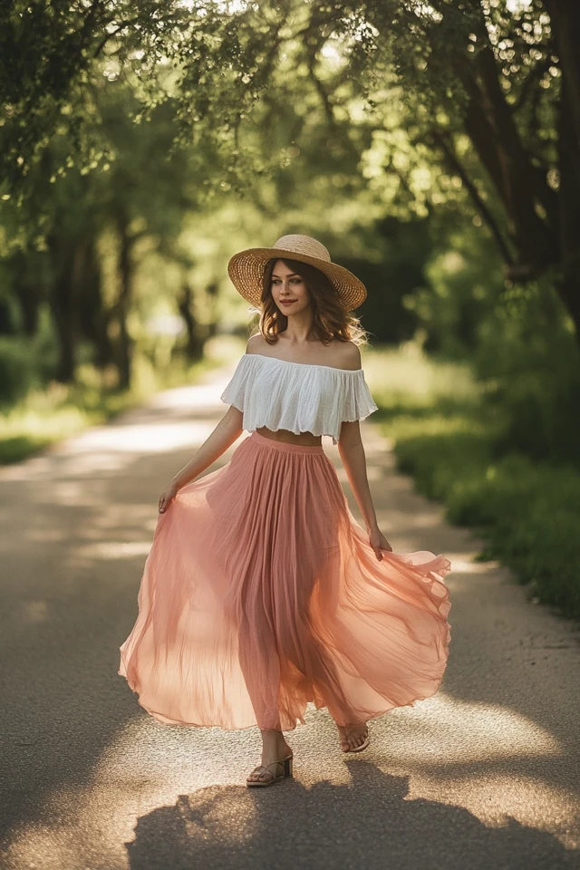 Flowy Maxi Skirts for Feminine Styling