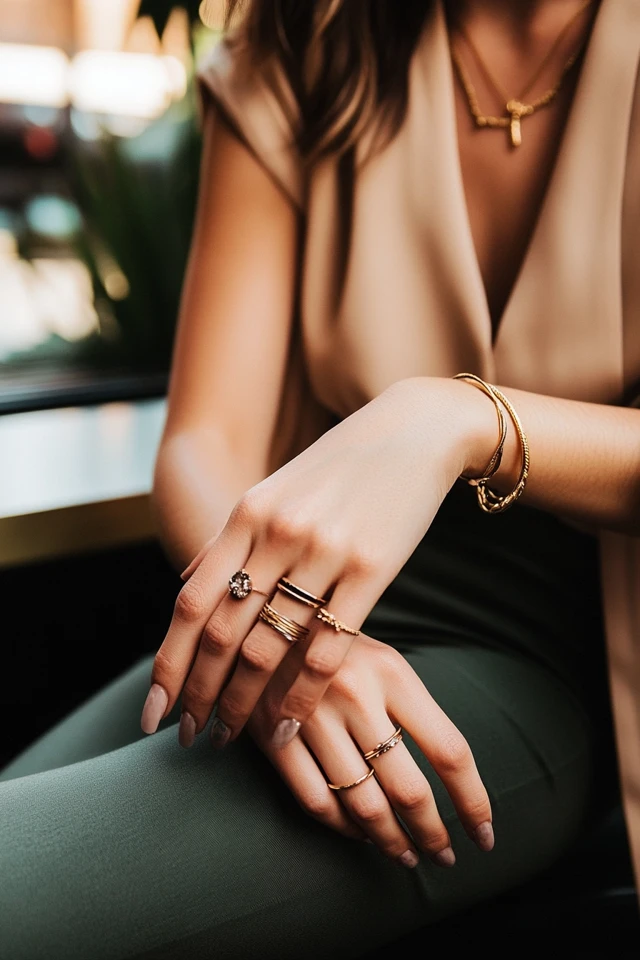 Stackable Rings: Adding Subtle Glamour to Your Hands