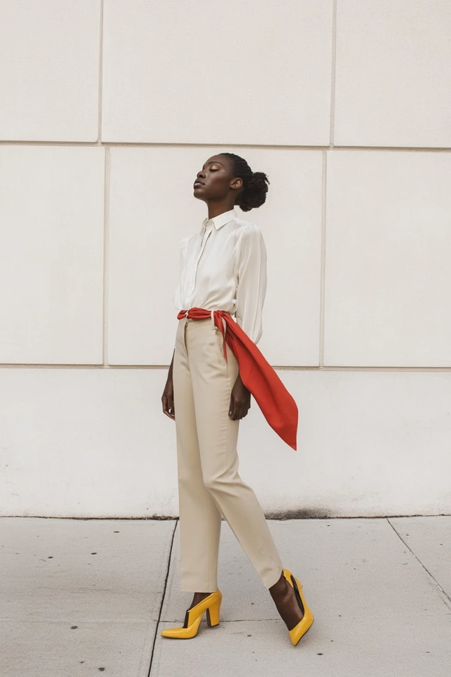 The Ultimate Guide to Neutral Outfits with a Pop of Color