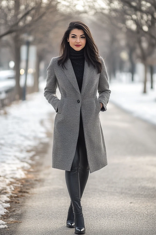 Warm Wool Coats for Winter Sophistication