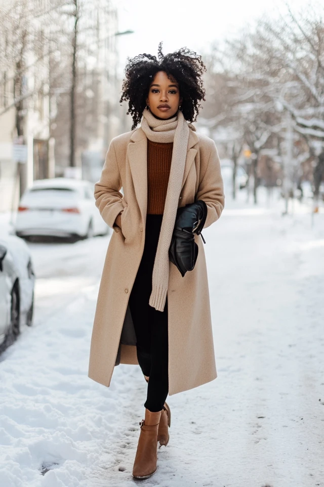 Layered Wool Coats for Frosty Winter Mornings