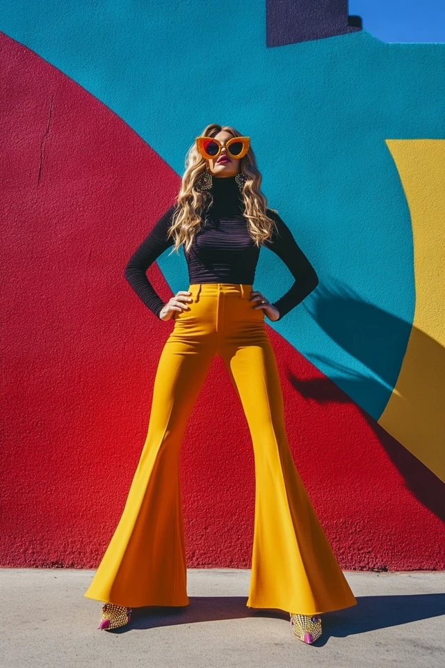 Bell-Bottom Trousers for 70s-Inspired Looks