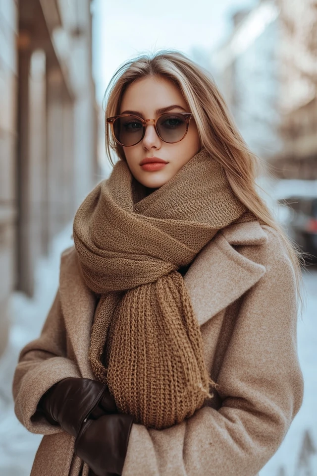 Soft Infinity Scarves for Winter Warmth