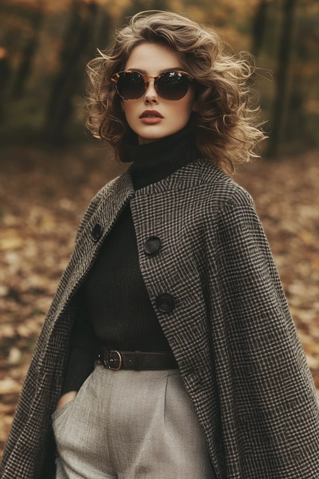 Wool Capes for Timeless Fall Outerwear