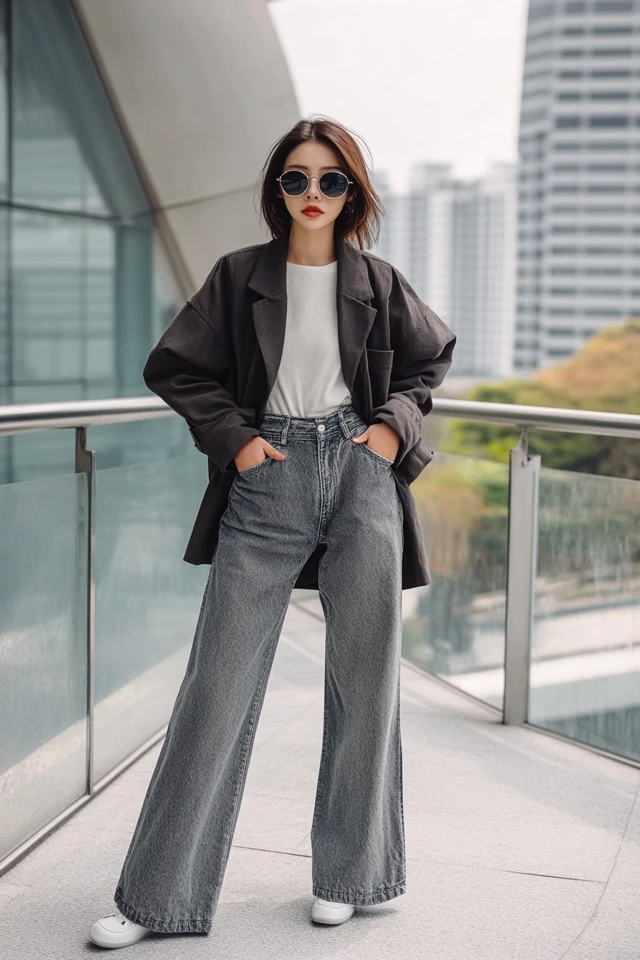 Relaxed Barrel-Leg Jeans for Modern Denim Looks