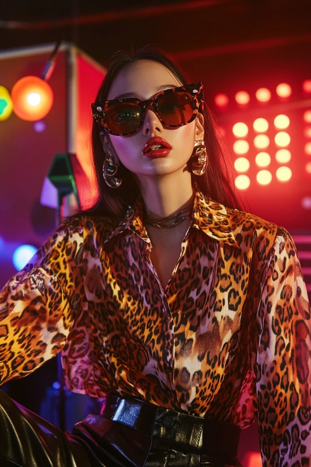 Edgy Karaoke Night Looks with Bold Prints