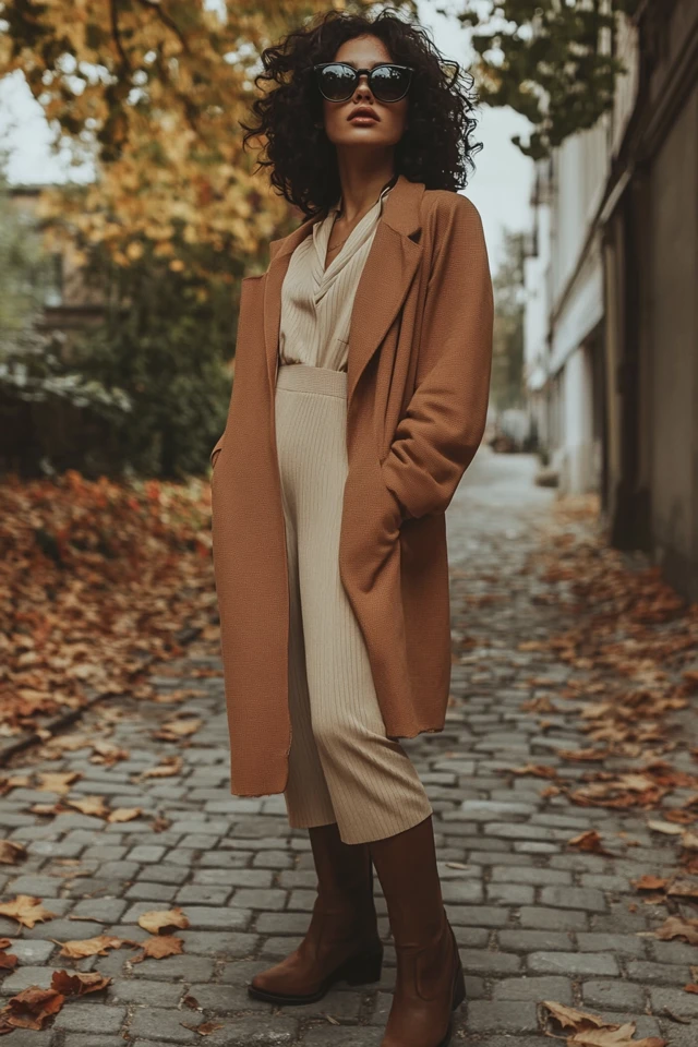 Sleek Leather Boots for Crisp Autumn Evenings