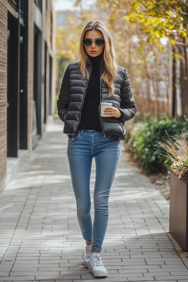 Relaxed Puffer Vests for Chilly Spring Mornings