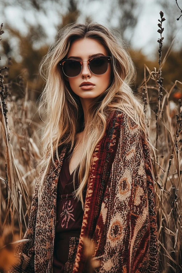 Bohemian Layering for Fall Transition Looks: Effortless, Cozy, and Chic