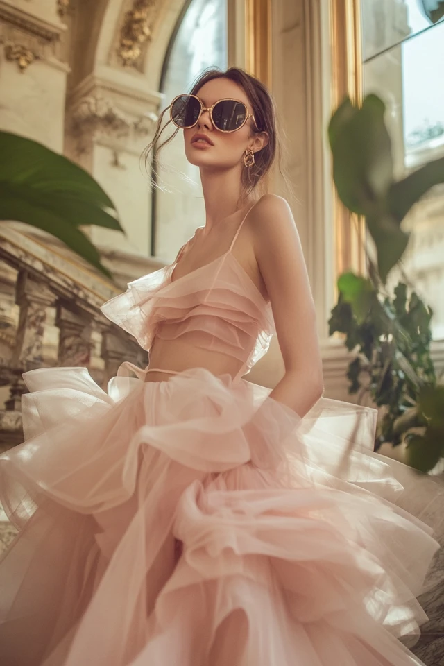 Dusty Rose and Champagne Layers for Formal Dresses: A Timelessly Elegant Duo