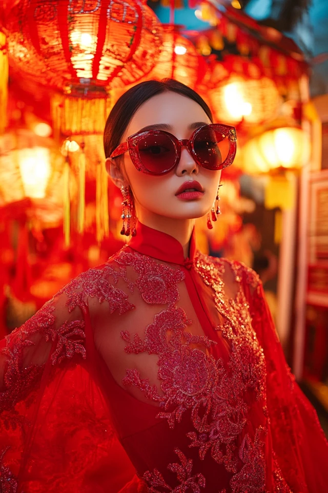 Vibrant Red Dresses for Lunar New Year Celebrations: A Bold and Auspicious Choice