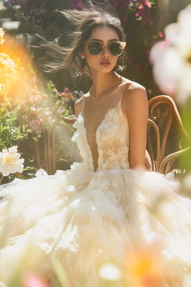 Pairing Tulle and Lace for Fairytale Dresses: Achieving Whimsy and Elegance