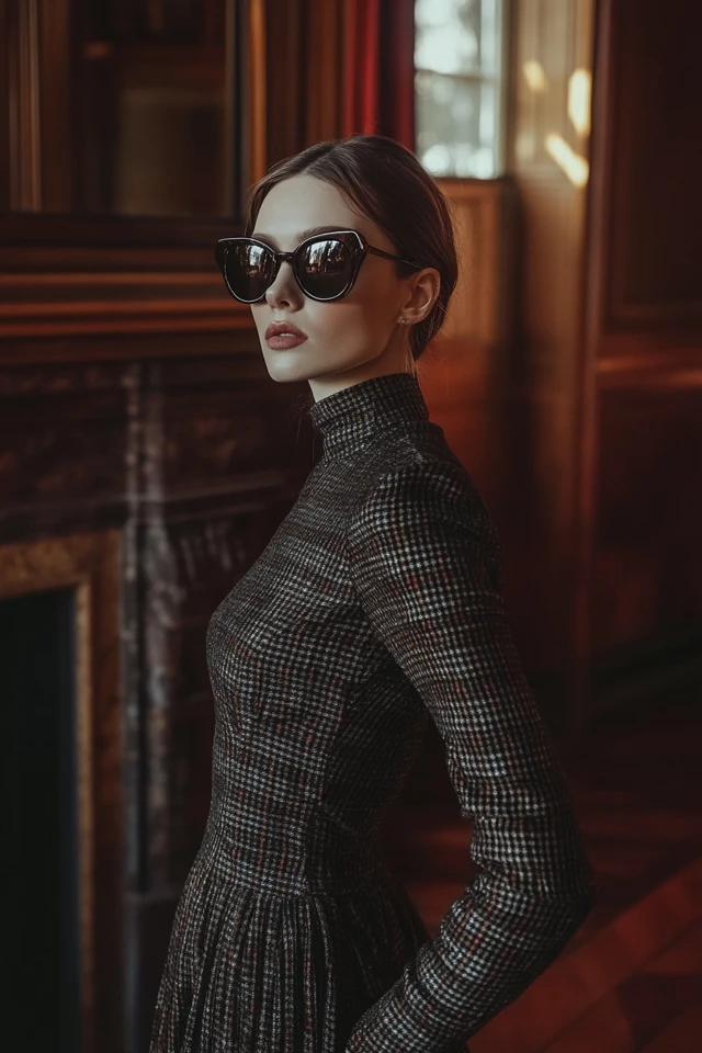 Tweed and Velvet for Timeless Winter Dresses: Classic Elegance Meets Cozy Sophistication