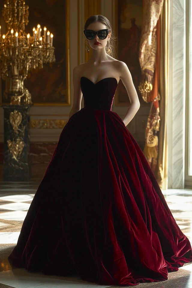 Pairing Velvet and Silk for Luxe Formal Gowns