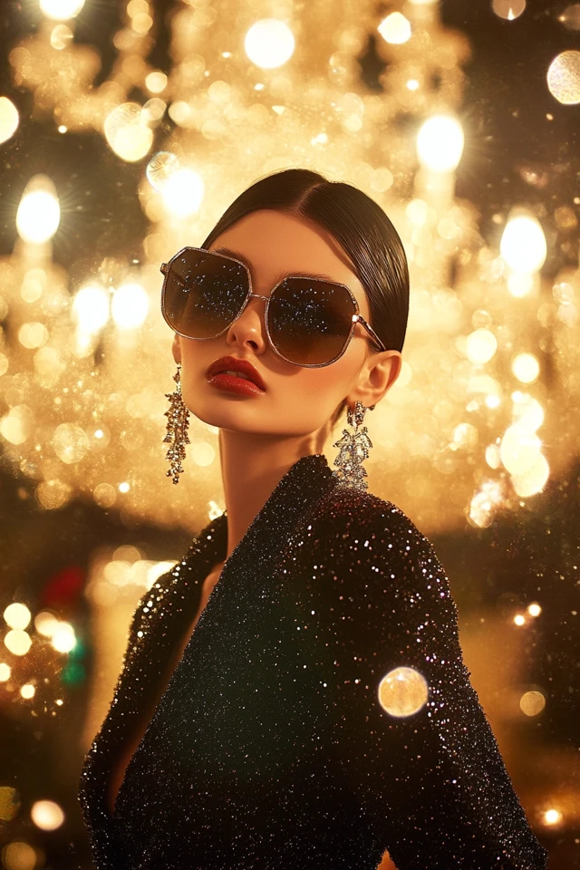 Glittery Accessories for Winter Party Wear