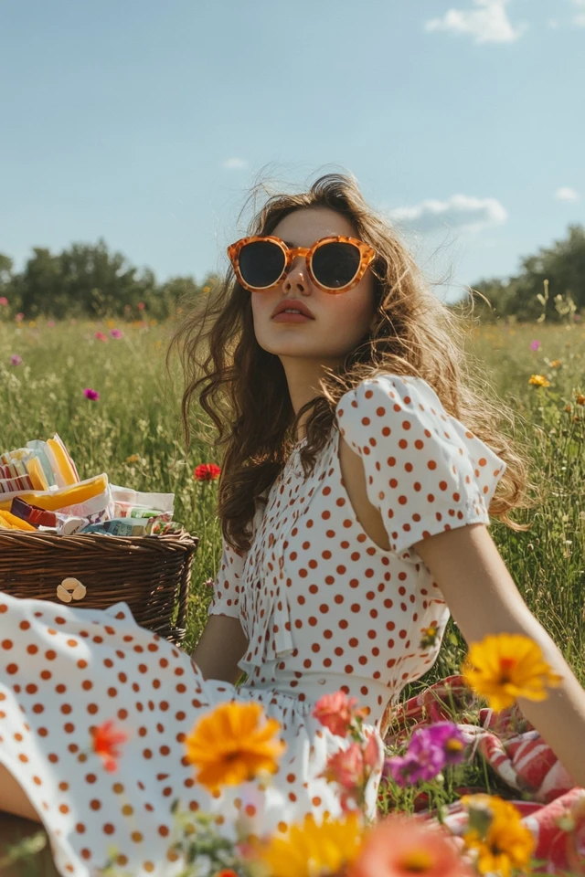 Playful Polka Dot Dresses for Summer Picnics