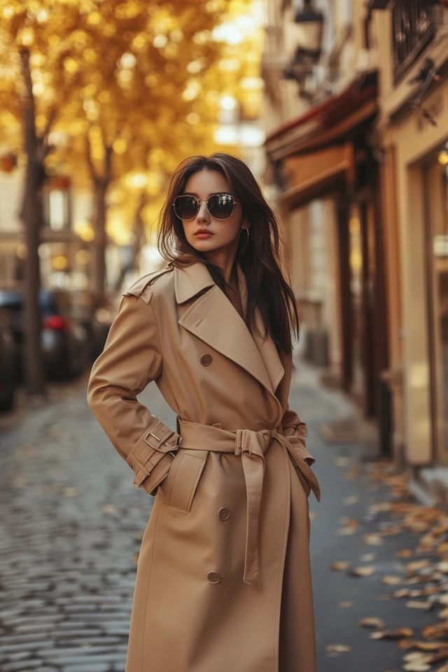 Neutral Tones in Trench Coats for Fall Timeless Style