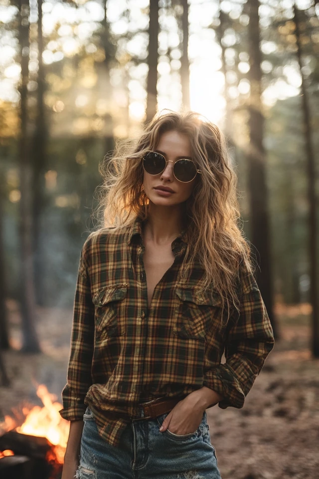 Relaxed Camping Styles with Cozy Flannels: Effortless Comfort for Outdoor Adventures