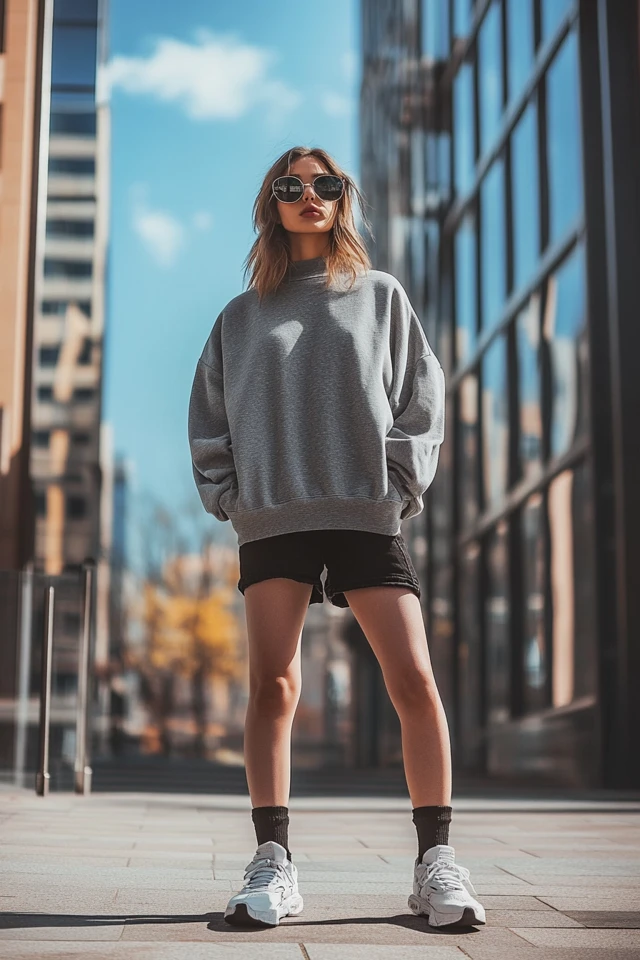 Oversized Sweatshirts for Lounge or Street Style