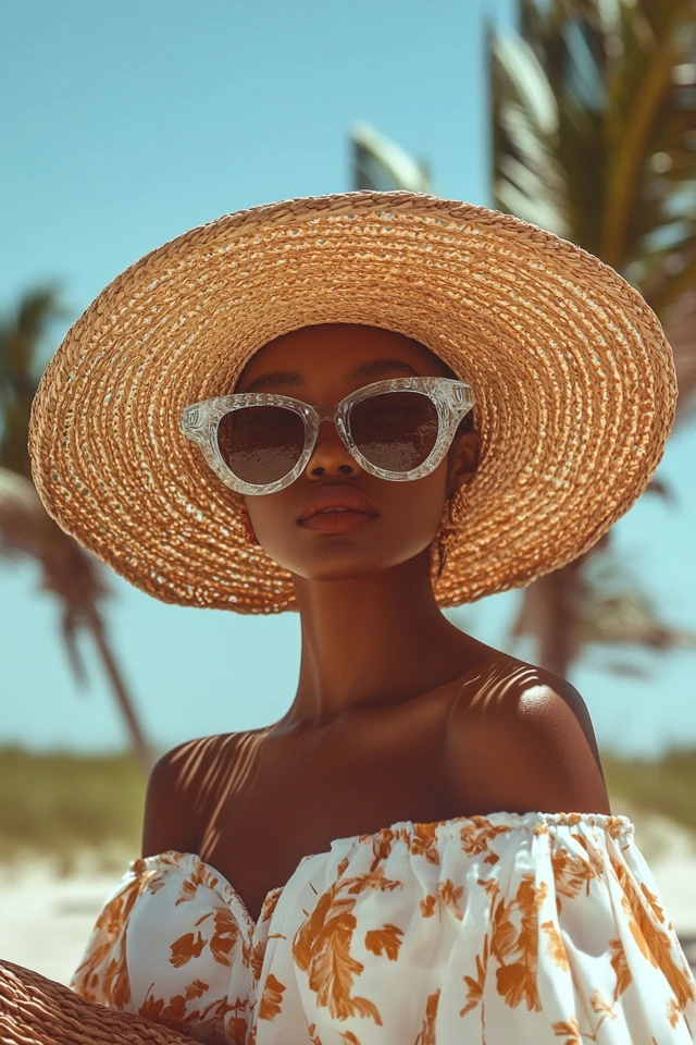 Breathable Straw Hats for Bright and Hot Days