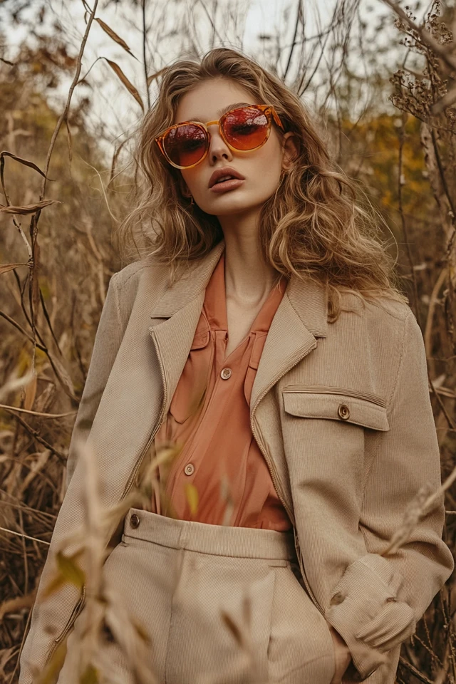 Warm Sand and Burnt Orange in Transitional Jackets