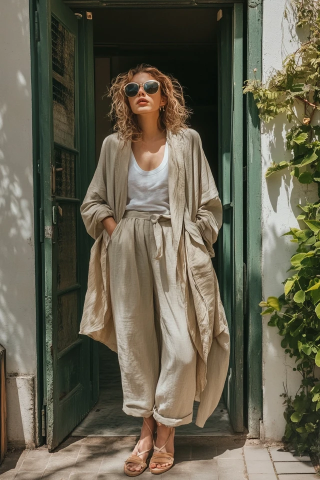 Duster Jackets with Relaxed Drapes