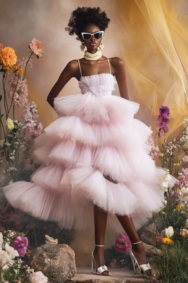 Layered Tulle Dresses for Fairytale Style