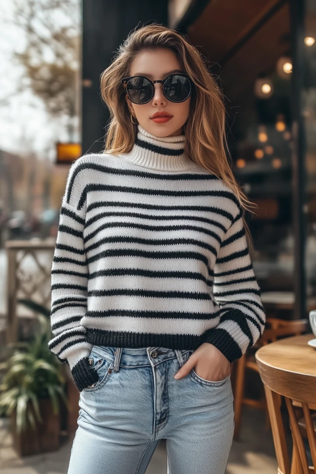 Striped Sweaters for Timeless Prints