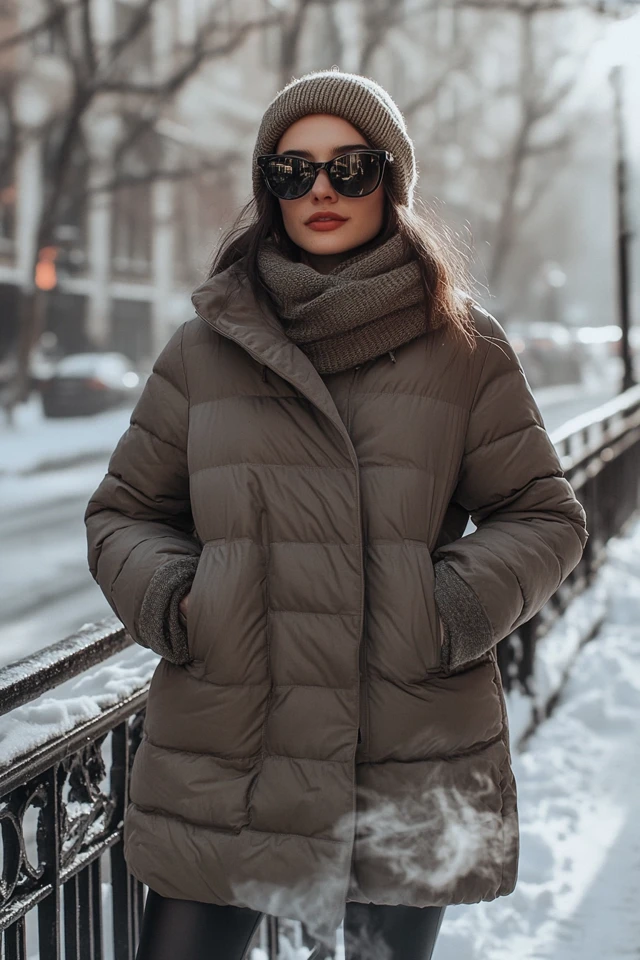 Soft Puffer Gloves for Icy Morning Commutes