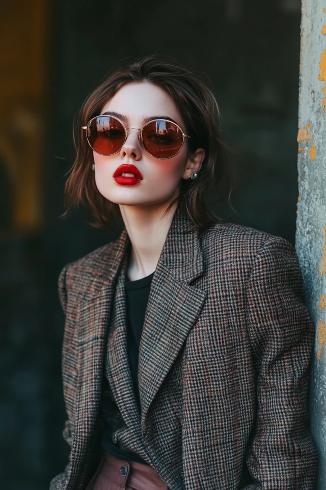 How to Wear Leather and Tweed Together for Chic Outfits