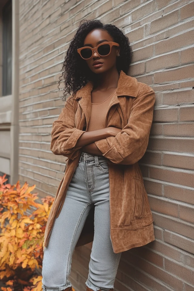 Slouchy Suede Boots for Fall Casual Looks